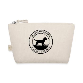 Border Terrier Jagdgebrauchshund Jagdhund Wilsigns - Bio-Täschchen - Natur - Vorne