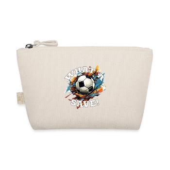 Fußball ball - What a Save! - Bio-Täschchen - Natur - Vorne