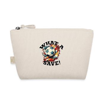 Fußball ball - What a Save! - Bio-Täschchen - Natur - Vorne