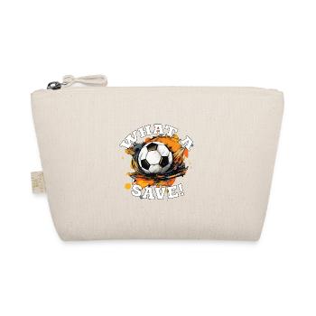 Fußball ball - What a Save! - Bio-Täschchen - Natur - Vorne