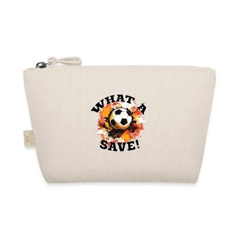 Fußball ball - What a Save! - Bio-Täschchen - Natur - Vorne