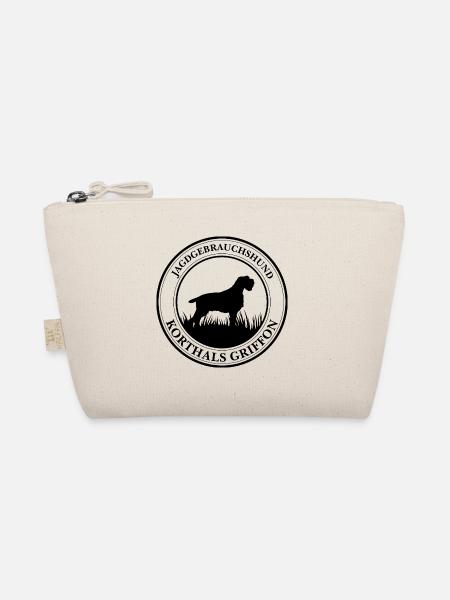 Korthals Griffon Jagdgebrauchshund Jagdhunde - Bio-Täschchen - Natur - Vorne