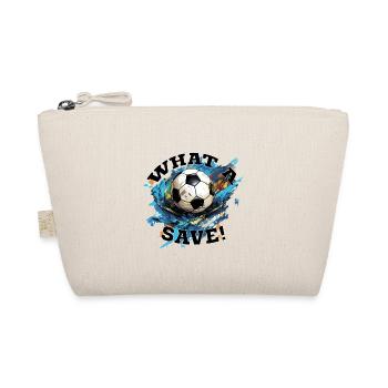 Fußball ball - What a Save! - Bio-Täschchen - Natur - Vorne