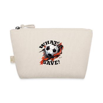 Fußball ball - What a Save! - Bio-Täschchen - Natur - Vorne