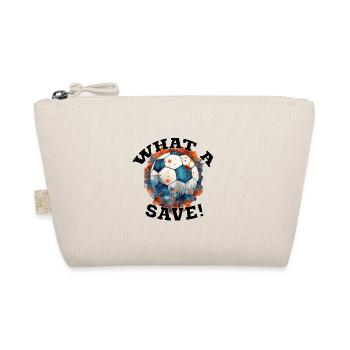 Fußball ball - What a Save! - Bio-Täschchen - Natur - Vorne