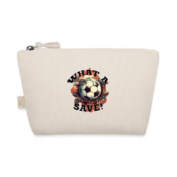 Fußball ball - What a Save! - Bio-Täschchen - Natur - Vorne