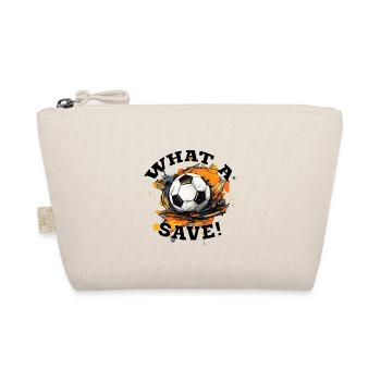 Fußball ball - What a Save! - Bio-Täschchen - Natur - Vorne