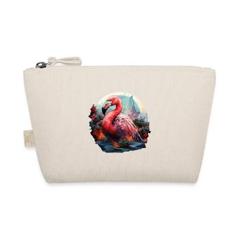Flamingo - Bio-Täschchen - Natur - Vorne