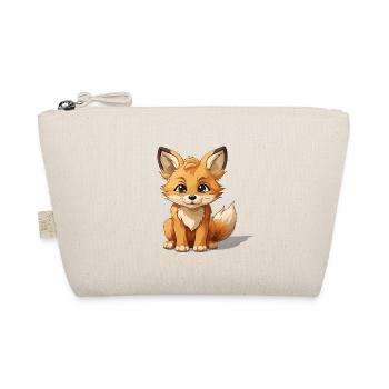 Fuchs - Kawaii Style - Bio-Täschchen - Natur - Vorne