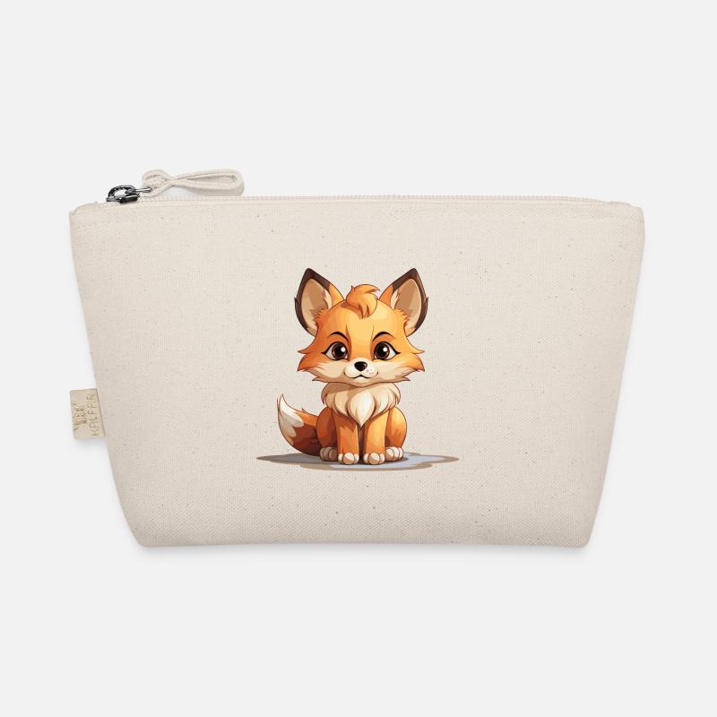 Fuchs - Kawaii Style Bio-Täschchen