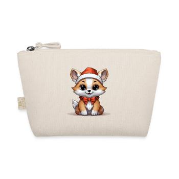 Design de Noël Renard - Style Kawaii - Trousse biologique - nature - Devant