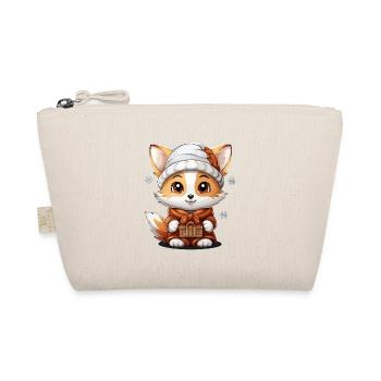 Design de Noël Renard - Style Kawaii - Trousse biologique - nature - Devant