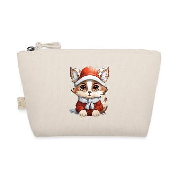 Design de Noël Renard - Style Kawaii - Trousse biologique - nature - Devant