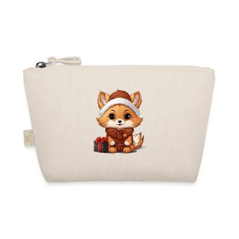Design de Noël Renard - Style Kawaii - Trousse biologique - nature - Devant