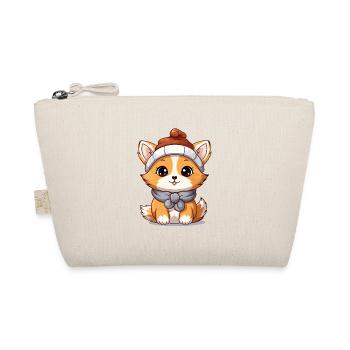 Design de Noël Renard - Style Kawaii - Trousse biologique - nature - Devant