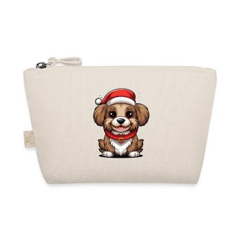 Design de Noël de chien - Style Kawaii - Trousse biologique - nature - Devant
