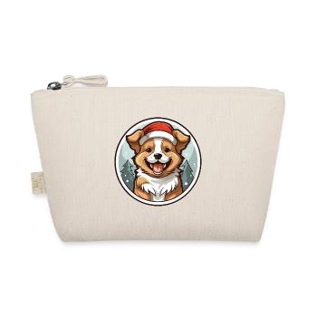 Design de Noël de chien - Style Kawaii - Trousse biologique - nature - Devant