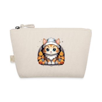 Design de Noël de chat - Style Kawaii - Trousse biologique - nature - Devant
