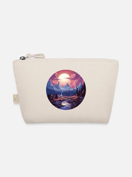 Landscape - Illustration - Organic Pouch - nature - Front