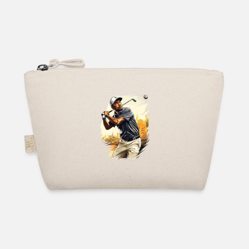 Golf Player - Illustration Organic Pouch