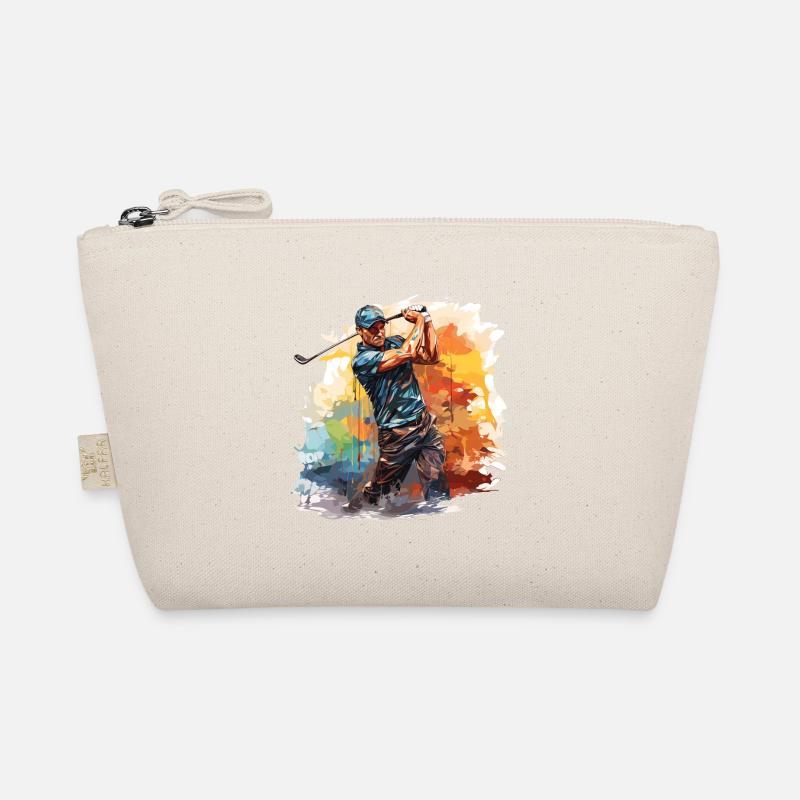 Golf Player - Illustration Organic Pouch