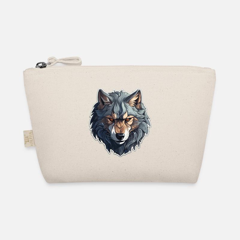 Wolf - Illustration Bio-Täschchen