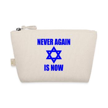 Never again is now - Bio-Täschchen - Natur - Vorne