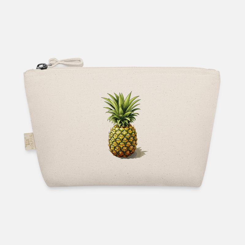 Ananas - Illustration Bio-Täschchen