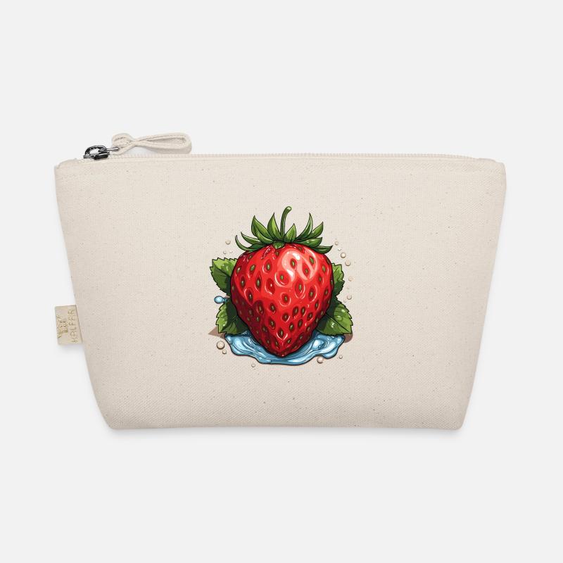 Strawberry - illustration Organic Pouch
