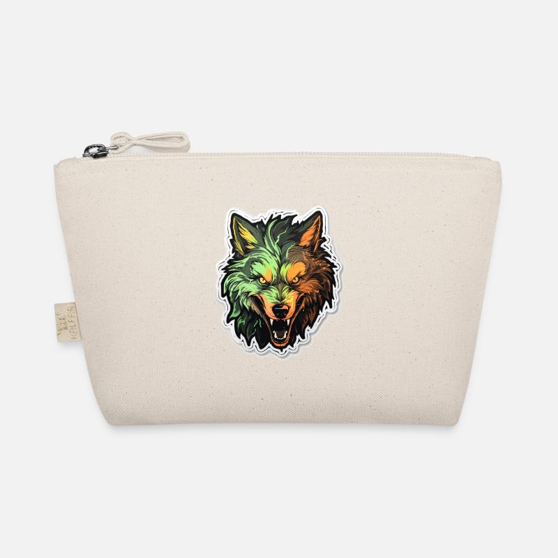 Wolf - Illustration Bio-Täschchen