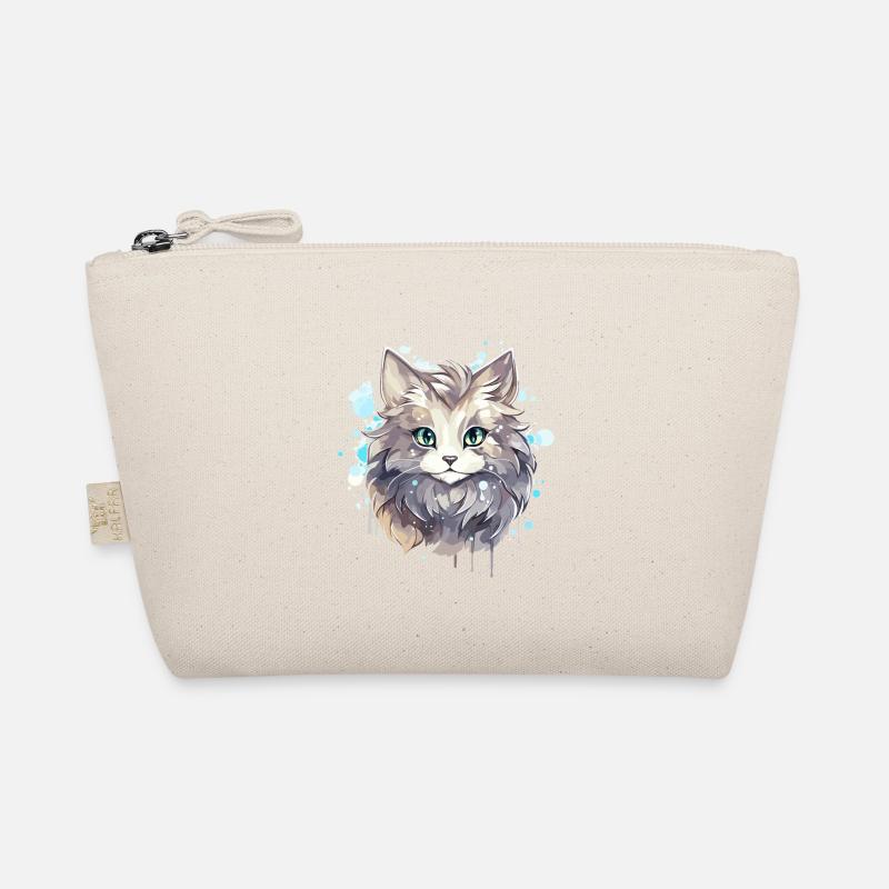 Katze - Illustration Bio-Täschchen