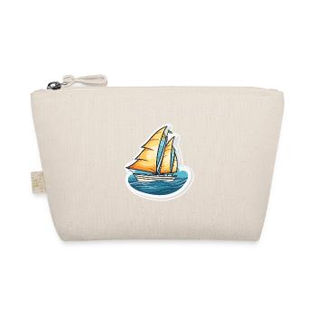 Sailboat - illustration - Organic Pouch - nature - Front