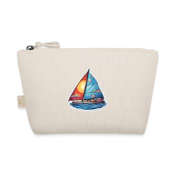 Sailboat - illustration - Organic Pouch - nature - Front