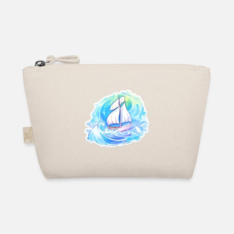 Sailboat - illustration Organic Pouch
