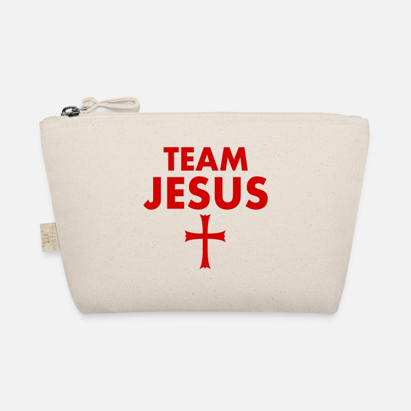 Team jesus cross Organic Pouch