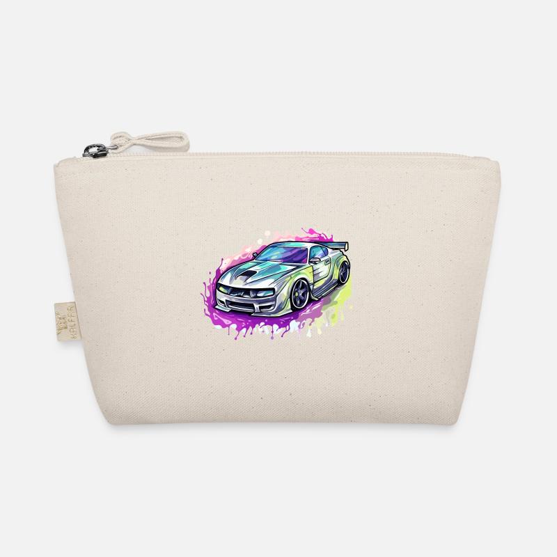 Auto - Illustration - Bio-Täschchen - Natur