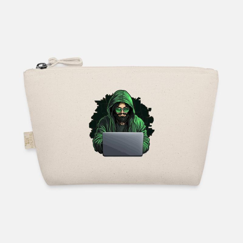 Ethical Hacker - Illustration Bio-Täschchen