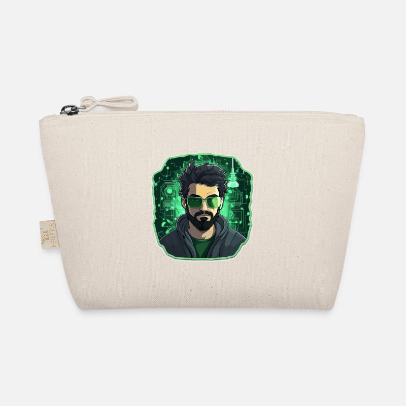 Ethical Hacker - Illustration Bio-Täschchen