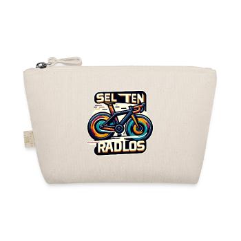 Selten Radlos - Fahrrad Illustration - Bio-Täschchen - Natur - Vorne