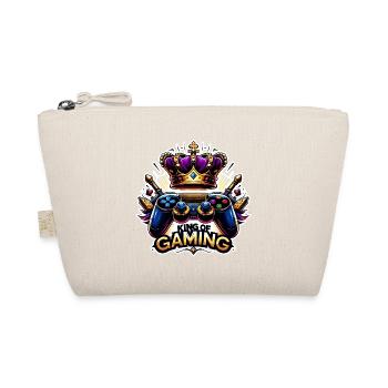 King of Gaming - Controller and Crown Illustration - Organic Pouch - nature - Front