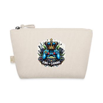 King of Gaming - Controller and Crown Illustration - Organic Pouch - nature - Front