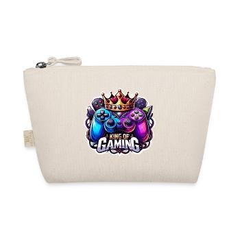 King of Gaming - Controller and Crown Illustration - Organic Pouch - nature - Front
