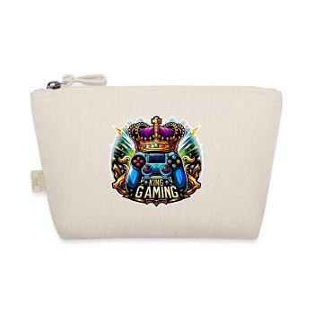 King of Gaming - Controller and Crown Illustration - Organic Pouch - nature - Front
