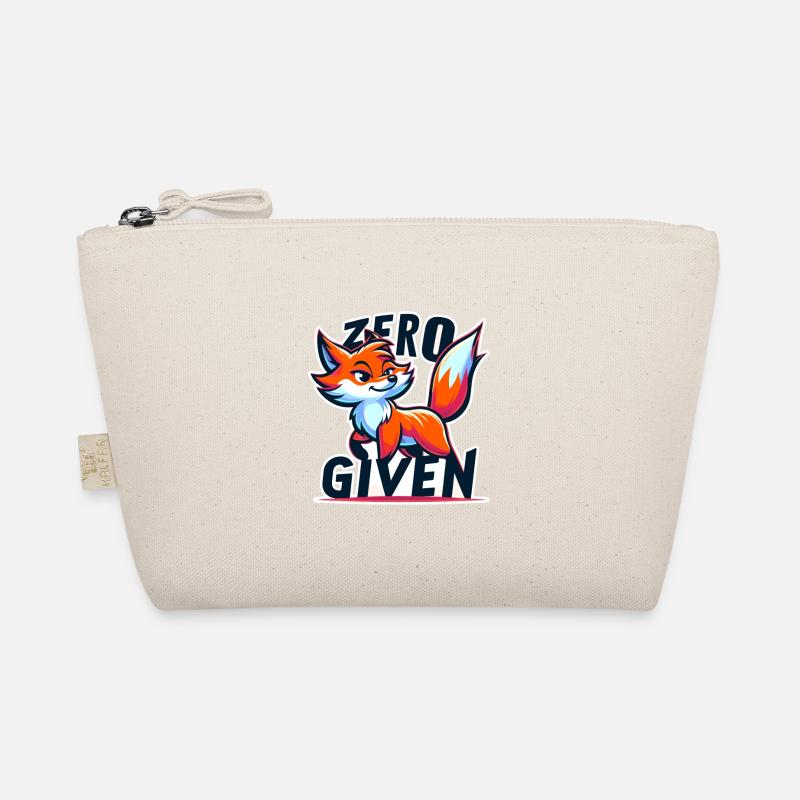 Zero Given - Fox Illustration Organic Pouch