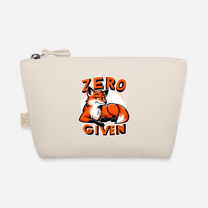 Zero Given - Fox Illustration Organic Pouch