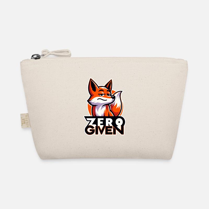 Zero Given - Fox Illustration Organic Pouch