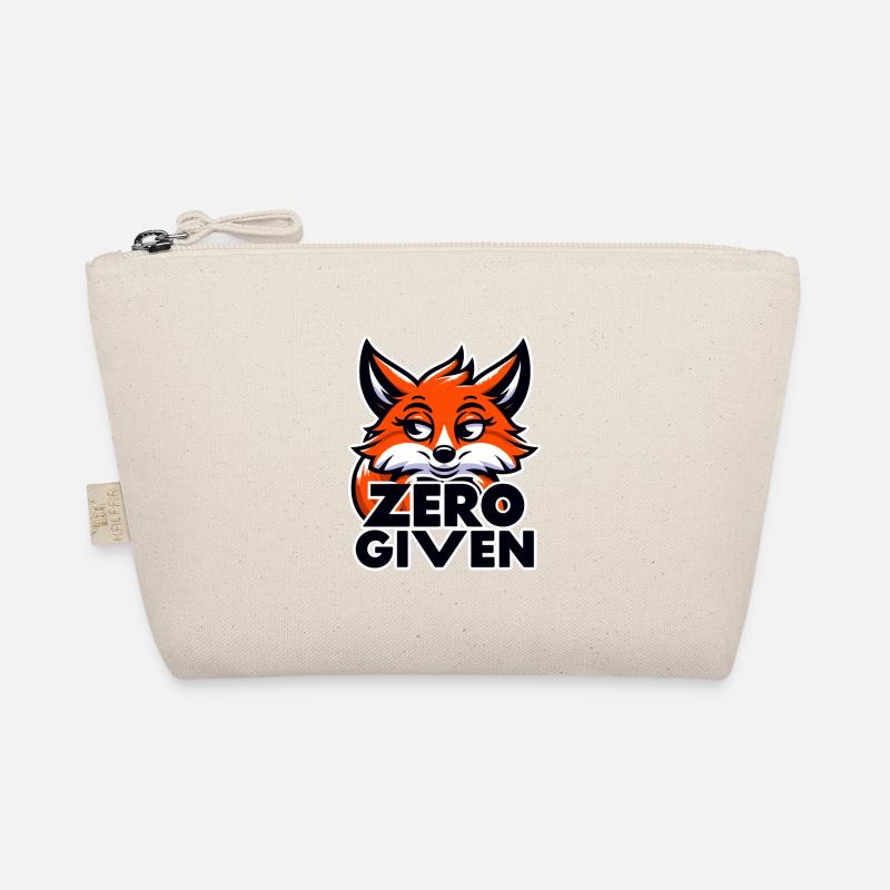 Zero Given - Fox Illustration Organic Pouch