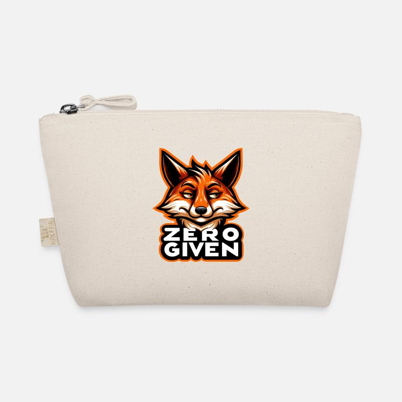 Zero Given - Fox Illustration Organic Pouch