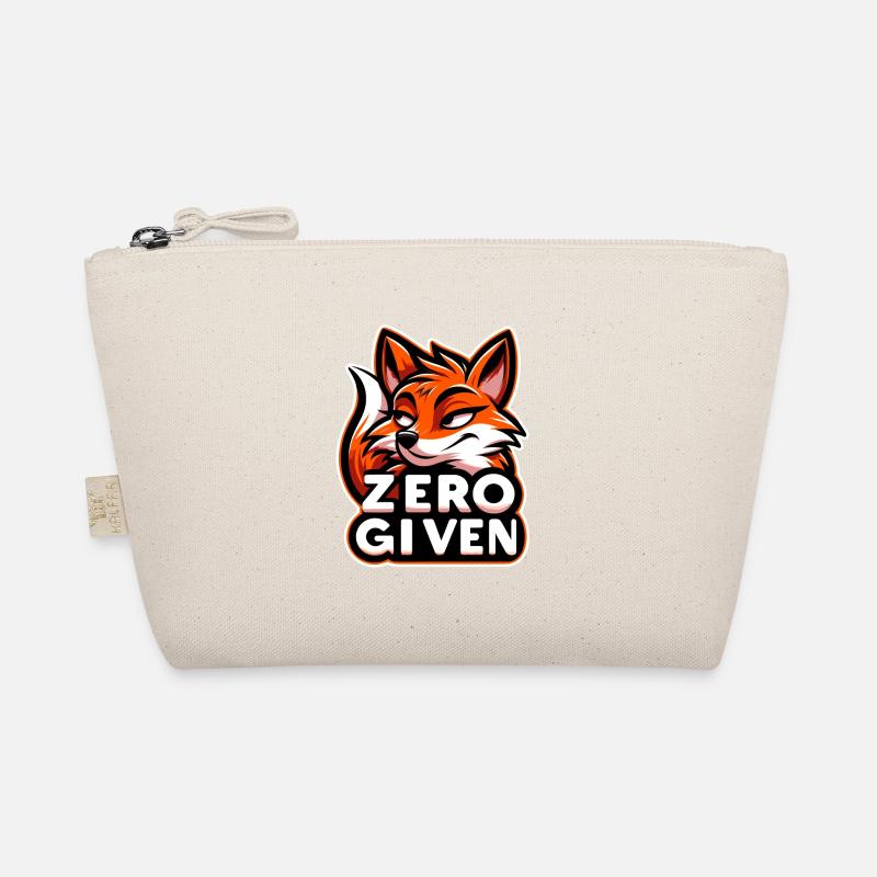 Zero Given - Fox Illustration Organic Pouch