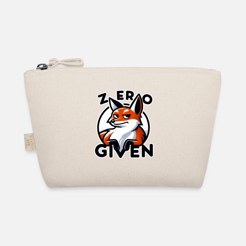 Zero Given - Fox Illustration Organic Pouch